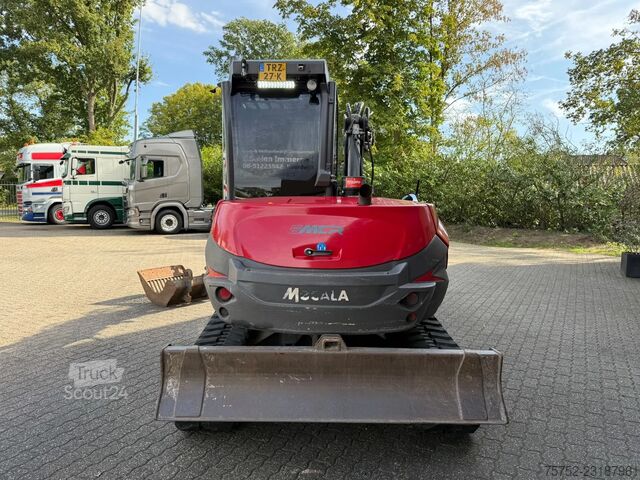  Mecalac 6 MCR Snelwissel, 3 bakken, 3 voudige zijgiek