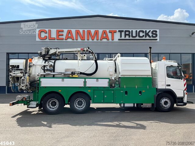 Veículo de aspiração Volvo FM 340 6x4 7m³ Combi kolkenzuiger Just 159.037 km!