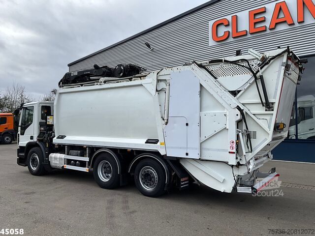 Veículo de recolha de resíduos Ginaf C 3128 NF Euro 6 Hiab 21 Tonmeter laadkraan Jus...