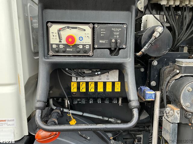 Veículo de recolha de resíduos Ginaf C 3128 NF Euro 6 Hiab 21 Tonmeter laadkraan Jus...