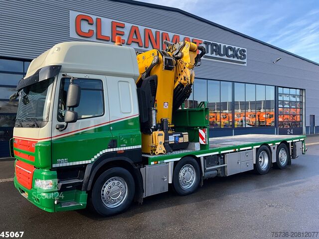 Darus teherautó DAF FAX 85 CF 410 HMF 85 Tonmeter laadkraan + Fly-jib