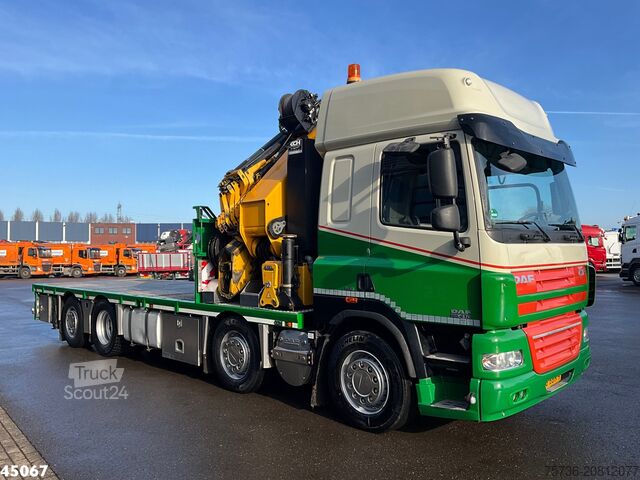 Darus teherautó DAF FAX 85 CF 410 HMF 85 Tonmeter laadkraan + Fly-jib
