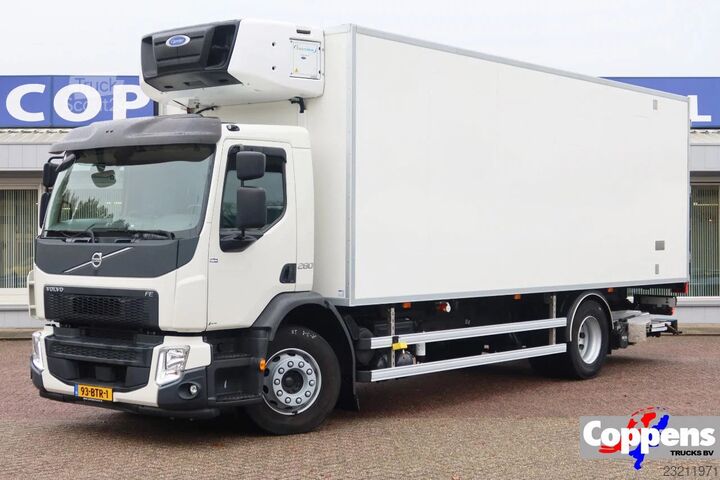 Volvo FE 280 4x2, Carrier Supra 1250, chłodnia/zamrażarka + windy załadunkowa BAR 2000 kg Volvo FE Volvo FE 280 4x2 Carrier Supra 1250 Koel/Vri...