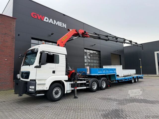 MAN TGS 26.480 6x6H tahací/vládací vozidlo s valníkem Palfinger PK 42002, Euro 5 MAN TGS 26.480 6x6H Trekker/ Bakwagen Palfinger PK ...