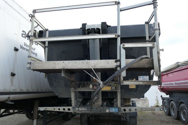 Savivartis puspriekabė SCHMITZ CARGOBULL SKI 24 SL 7.2. Stahl, 26m³, Luft-Lift, Rollplane