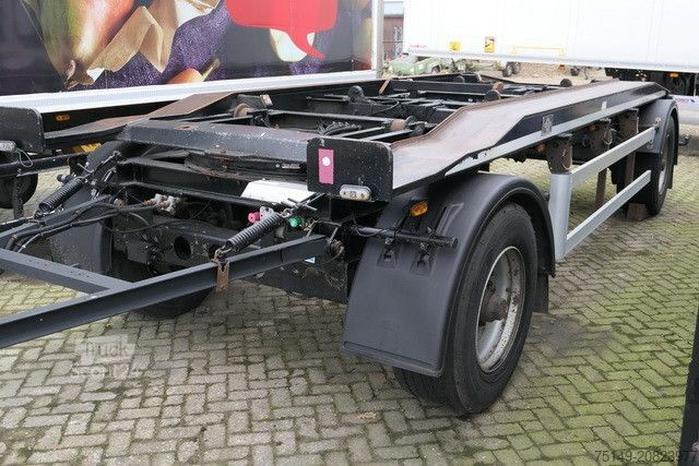 Reboque roll off Schütte ANH 218, Außenroller, Container, Luftfe.