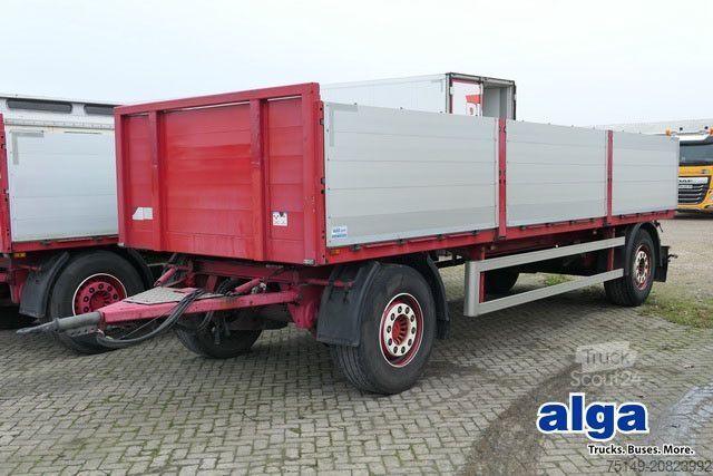 Reboque aberto Wilken A18-4-3, Baustoff, 7.200mm lang, SAF