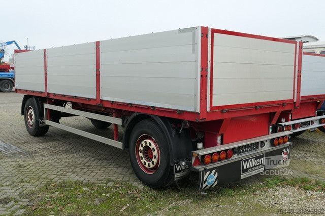 Reboque aberto Wilken A18-4-3, Baustoff, 7.200mm lang, SAF