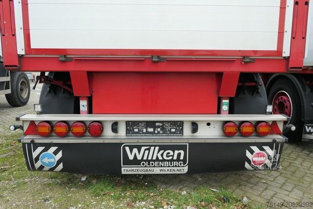 Reboque aberto Wilken A18-4-3, Baustoff, 7.200mm lang, SAF