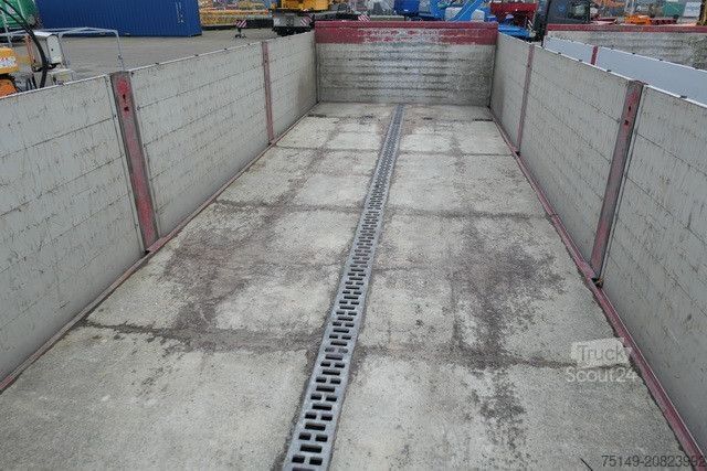 Reboque aberto  Wilken A18-4-3, Baustoff, 7.200mm lang, SAF