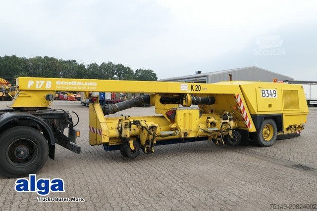 Semitrailer Schörling KBG P17 B, Kehrbesen, Flughafen, V8