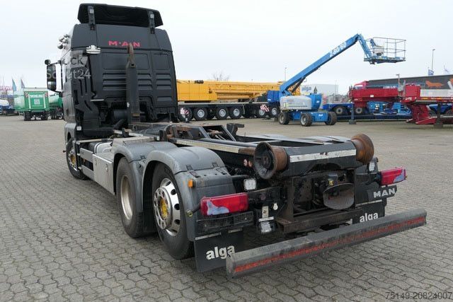 Kampós konténerszállító teherautó MAN 26.500 TGX 6x2, VDL S-21-6200, Intarder, Klima