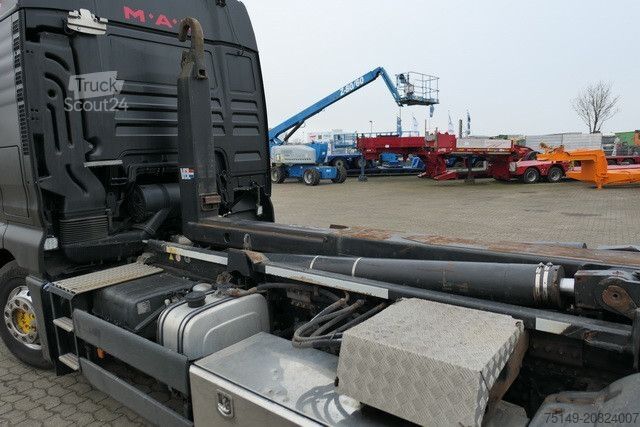 Kampós konténerszállító teherautó MAN 26.500 TGX 6x2, VDL S-21-6200, Intarder, Klima