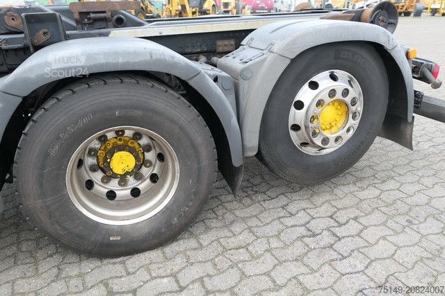 Kampós konténerszállító teherautó MAN 26.500 TGX 6x2, VDL S-21-6200, Intarder, Klima