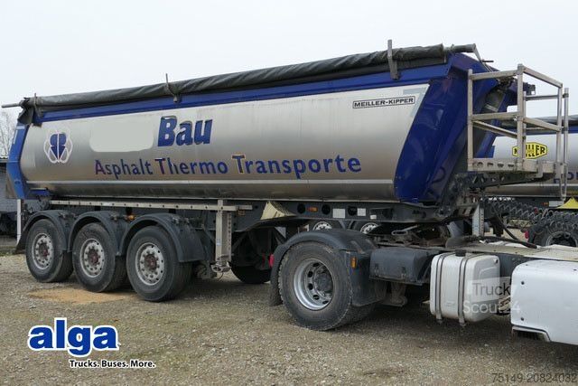 Semirimorchio ribaltabile MEILLER MHPS 12/27 Thermo, 26m³, Luft-Lift, Alu-Felgen