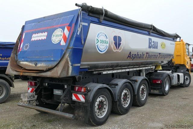 Semirimorchio ribaltabile MEILLER MHPS 12/27 Thermo, 26m³, SAF, Luft-Lift, Plane