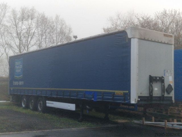 Nyitott ponyvás félpótkocsi WIELTON NS-3 Curtainsider 2x Liftachse, Edscha