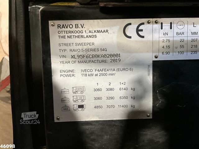 Kehrmaschine Ravo 540 CD Euro 6 with 3-rd brush