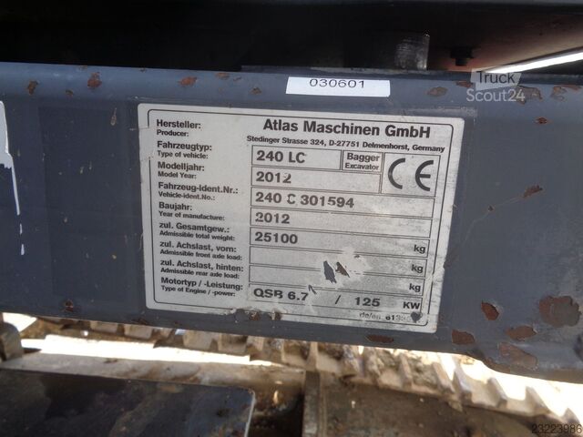 Kettenbagger ATLAS 240 LC Kippbare ?Kabine