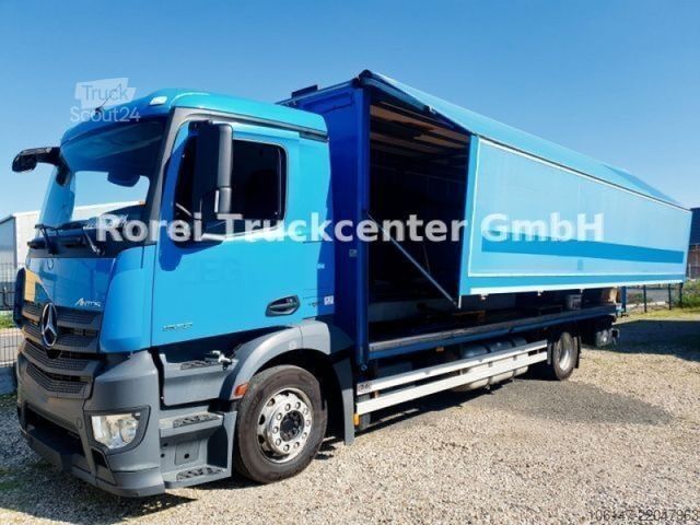 شاحنة بمسطحة ومشمع MERCEDES-BENZ 1830LAntos E6, M-Haus, Klima, AHK,LBW