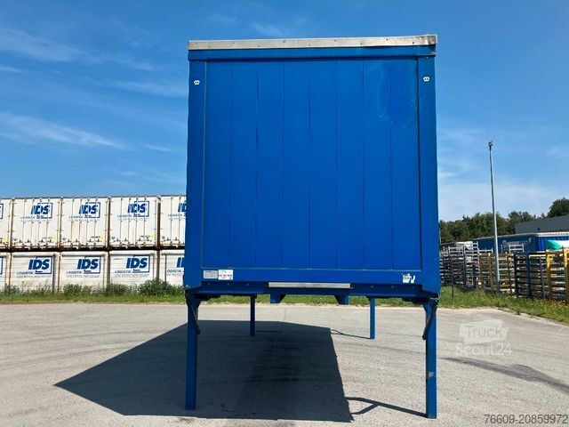 Swap body trailer KRONE Wechselbrücke Plane