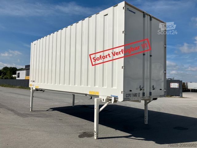 Swap body trailer KRONE Wechselbrücke Koffer