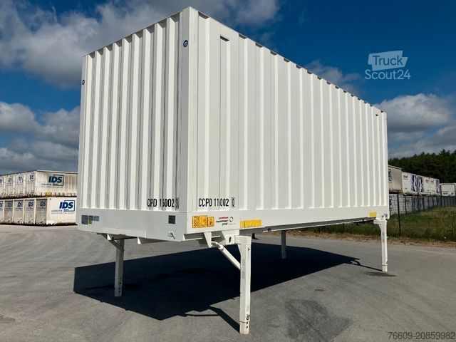 Swap body trailer KRONE Wechselbrücke Koffer