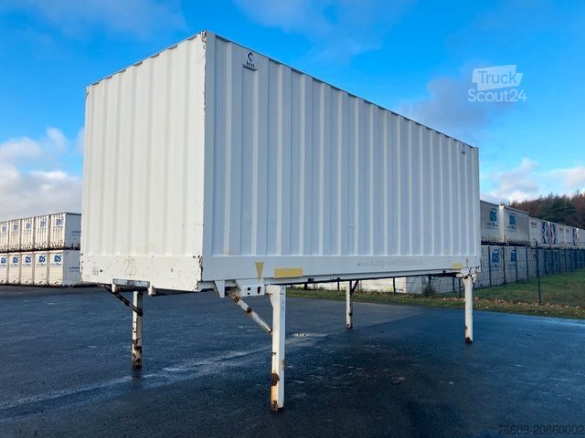 Remolque con caja móvil Wechselbrücke Koffer