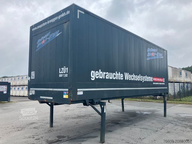 Swap body trailer KRONE Wechselbrücke Koffer