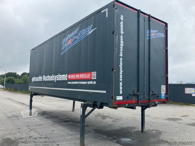 Swap body trailer KRONE Wechselbrücke Koffer
