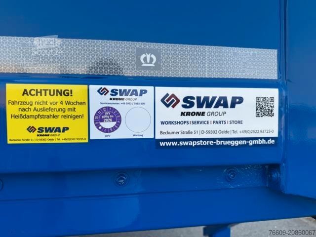 Swap body trailer KRONE Baustoff-Flat