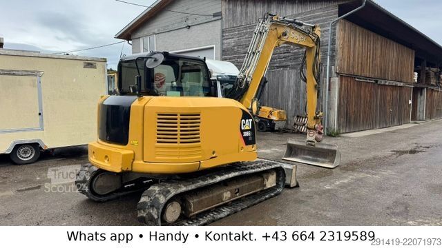 Bandgrävare CATERPILLAR 308 E2CR  Kettenbagger / Schild Powertilt Bj2014