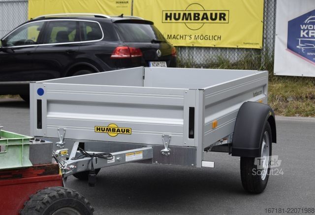 Remolque de automóvil HUMBAUR Pritsche, Plane, Paletten