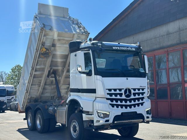 Tre-sidet tipbil MERCEDES-BENZ 3345 6x6 Meiller DSK 1,20m Bordwände AHK Hydr.