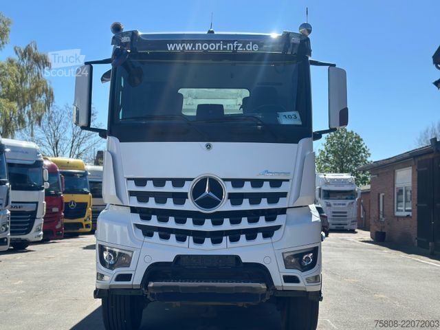 Tre-sidet tipbil MERCEDES-BENZ 3345 6x6 Meiller DSK 1,20m Bordwände AHK Hydr.