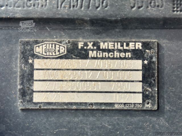 Tre-sidet tipbil MERCEDES-BENZ 3345 6x6 Meiller DSK 1,20m Bordwände AHK Hydr.