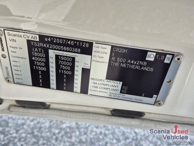 Standard SZM Scania R 500 A4x2NB Full AIR / PTO / ALU !!