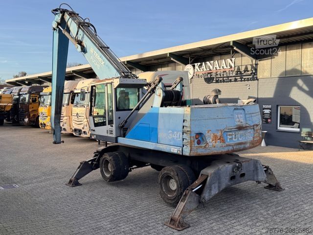 Pelle sur pneus FUCHS Terex MHL 340 Umschlagbagger Magnet