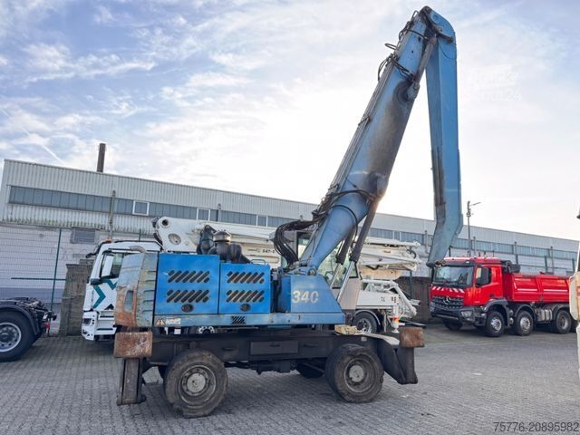 Pelle sur pneus FUCHS Terex MHL 340 Umschlagbagger Magnet