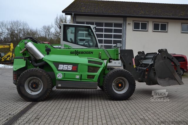 Chariot télescopique SENNEBOGEN 355 E Multi-Cap / Greifschaufel 2,50qm