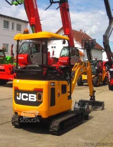 Mini ekskavatör JCB 16C-1 T3 ** 2x Löffel **