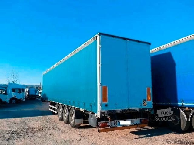 Atvērta puspiekabe ar tentu FRUEHAUF Pritsche/Plane