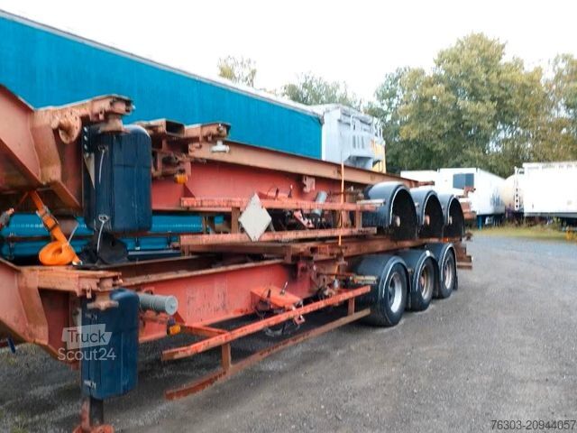 Cserélhető felépítményes félpótkocsi Trouillet Wechselfahrgestell*ADR klasse:FL/OX/AT