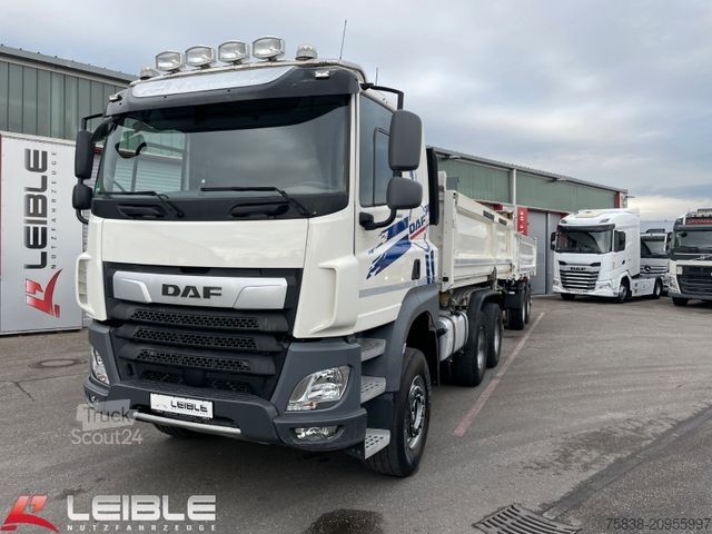 Саміоскид DAF CF 480 6x4*Meiller Kipper*Bordmatik*nur 143 tkm*