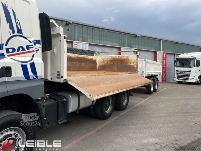 Саміоскид DAF CF 480 6x4*Meiller Kipper*Bordmatik*nur 143 tkm*