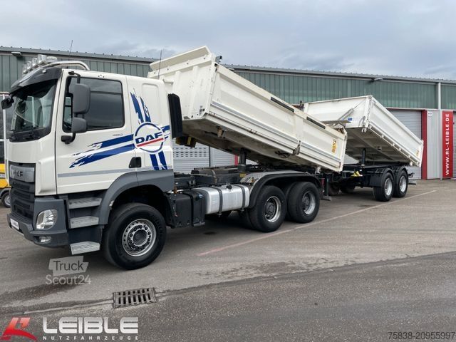 Саміоскид DAF CF 480 6x4*Meiller Kipper*Bordmatik*nur 143 tkm*