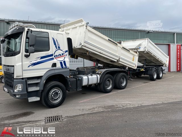 Трьохсторонній самоскид DAF CF 480 6x4*Meiller Kipper*Bordmatik*nur 143 tkm*