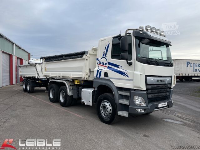 Трьохсторонній самоскид DAF CF 480 6x4*Meiller Kipper*Bordmatik*nur 143 tkm*