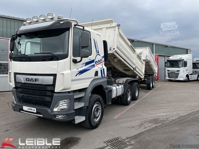 Трьохсторонній самоскид DAF CF 480 6x4*Meiller Kipper*Bordmatik*nur 143 tkm*