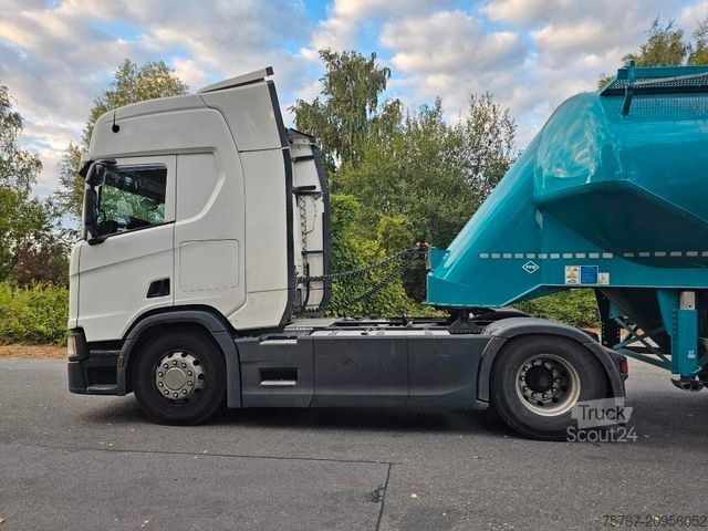 Standartinis vilkikas SCANIA R450 Retarder,Kipphydraulik, 19.000 Kg, ALCOA LM